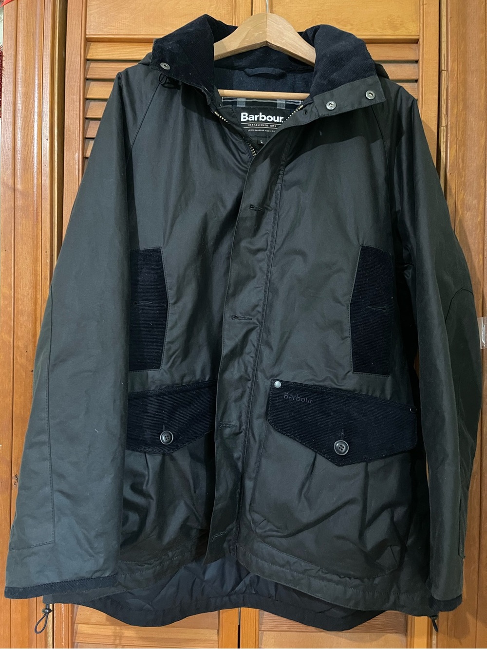 Barbour Modern Heritage Beaufort Wax Jacket. Size L Men #392